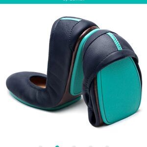 Tieks By Gavrielli Ballet Slippers California Blue Leather size 8